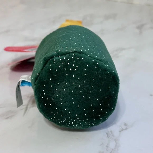 BARK Super Chewer Green Belly Rubby Bubbly Crinkle Squeaker Dog Toy - Picture 8 of 9